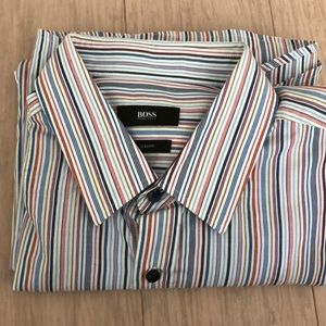 Hugo Boss Long Sleeve Button Slim Fit shirt - L